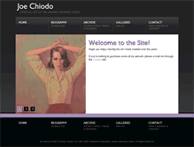 Tablet Screenshot of joechiodo.com